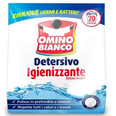 Пральний порошок універсальний Omino Bianco Detersivo Igienizzante 20 прань 1100 г.